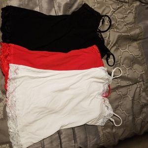 No Boundries lace tanks